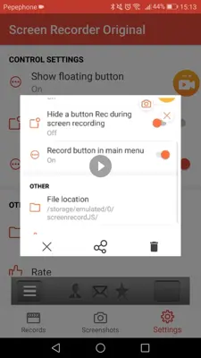 Screen Recorder Original android App screenshot 0