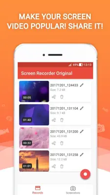 Screen Recorder Original android App screenshot 5